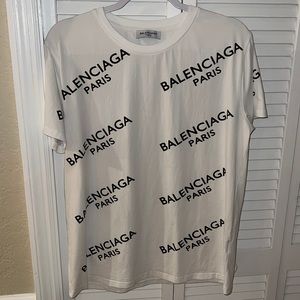 Balenciaga White Logo t-shirt